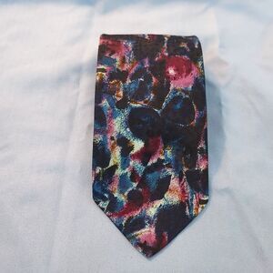 G Galvani Mens Neck Tie Abstract Multicolor 57x3.5